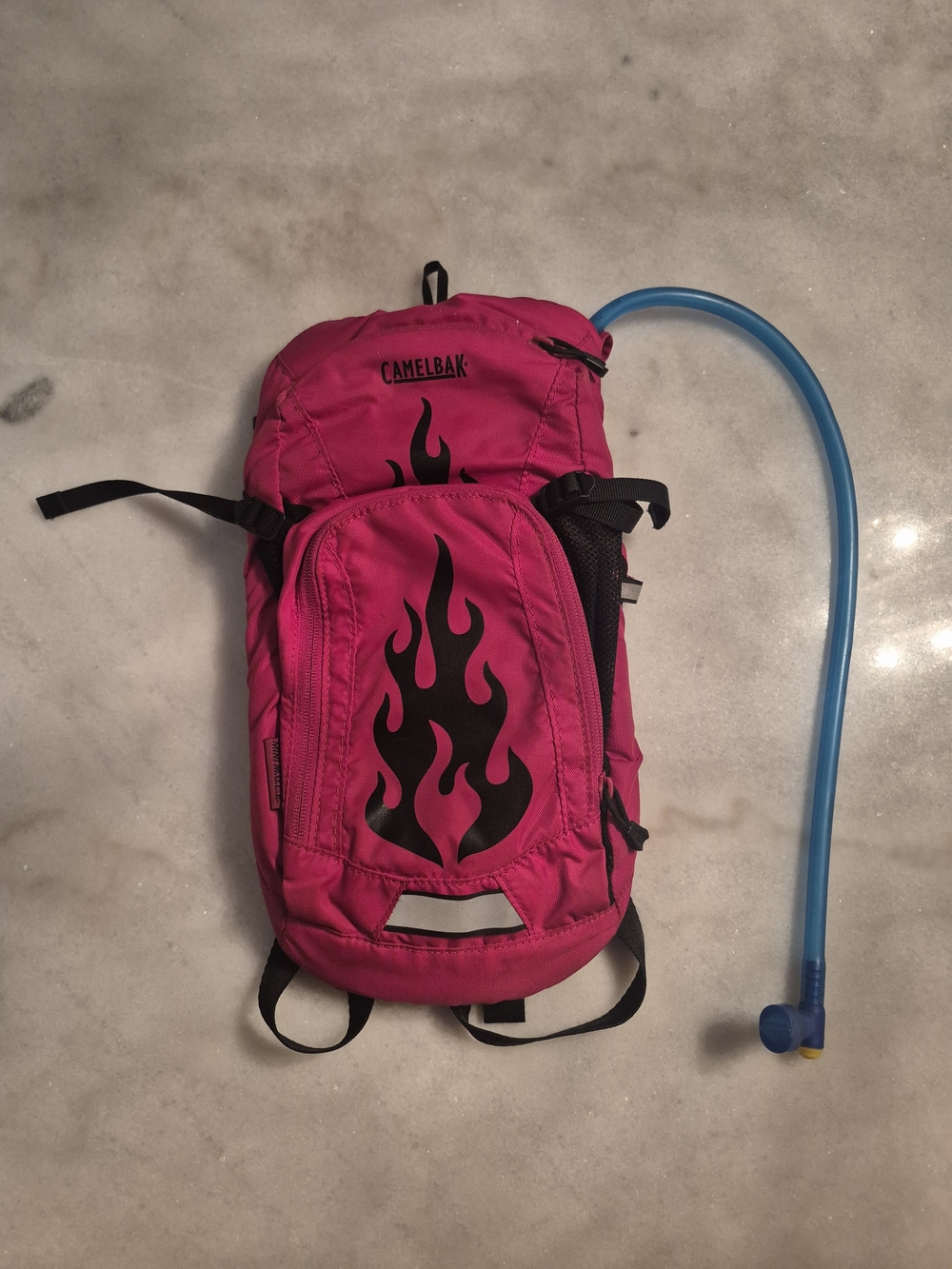 CamelBak Red Hydration Pack with Flame Graphic 1.5L 50oz